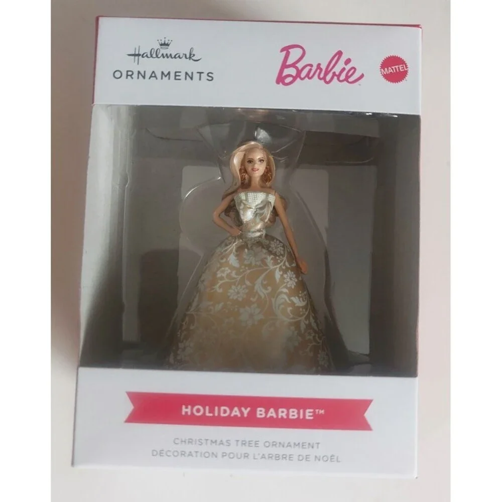 Hallmark Mattel Holiday Barbie 2025 Christmas Tree Ornament Decoration